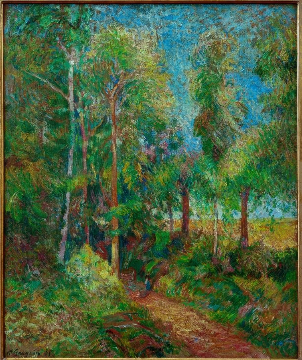 Az erdő széle (I) alkotó: Paul Gauguin