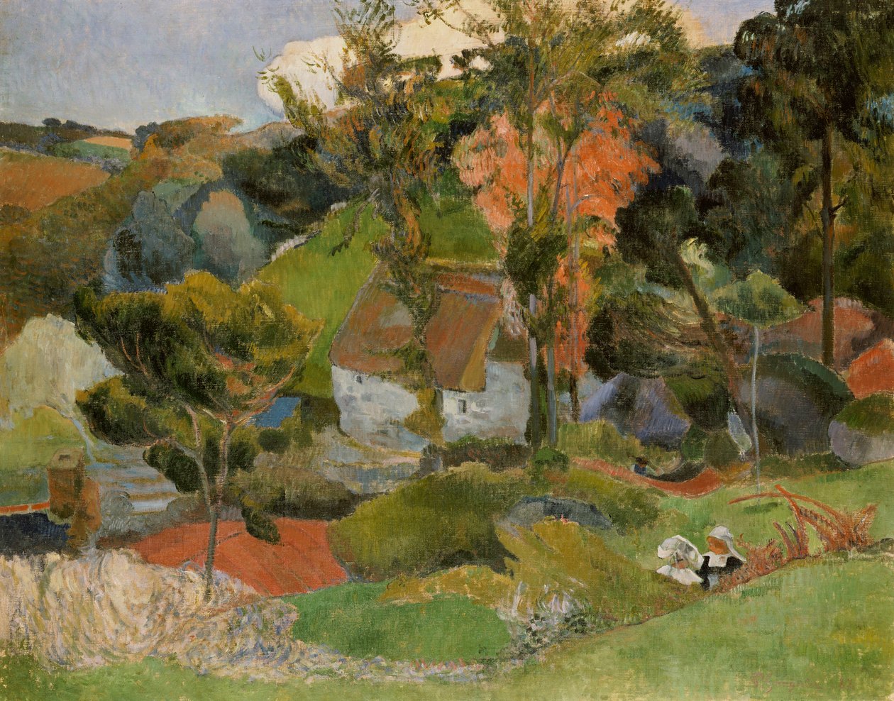 Táj a Pont Avennél, 1888 alkotó: Paul Gauguin