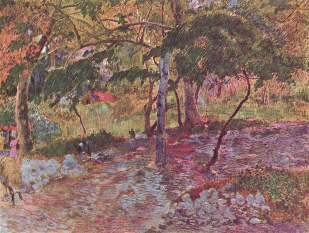 Táj Martinique -ban alkotó: Paul Gauguin