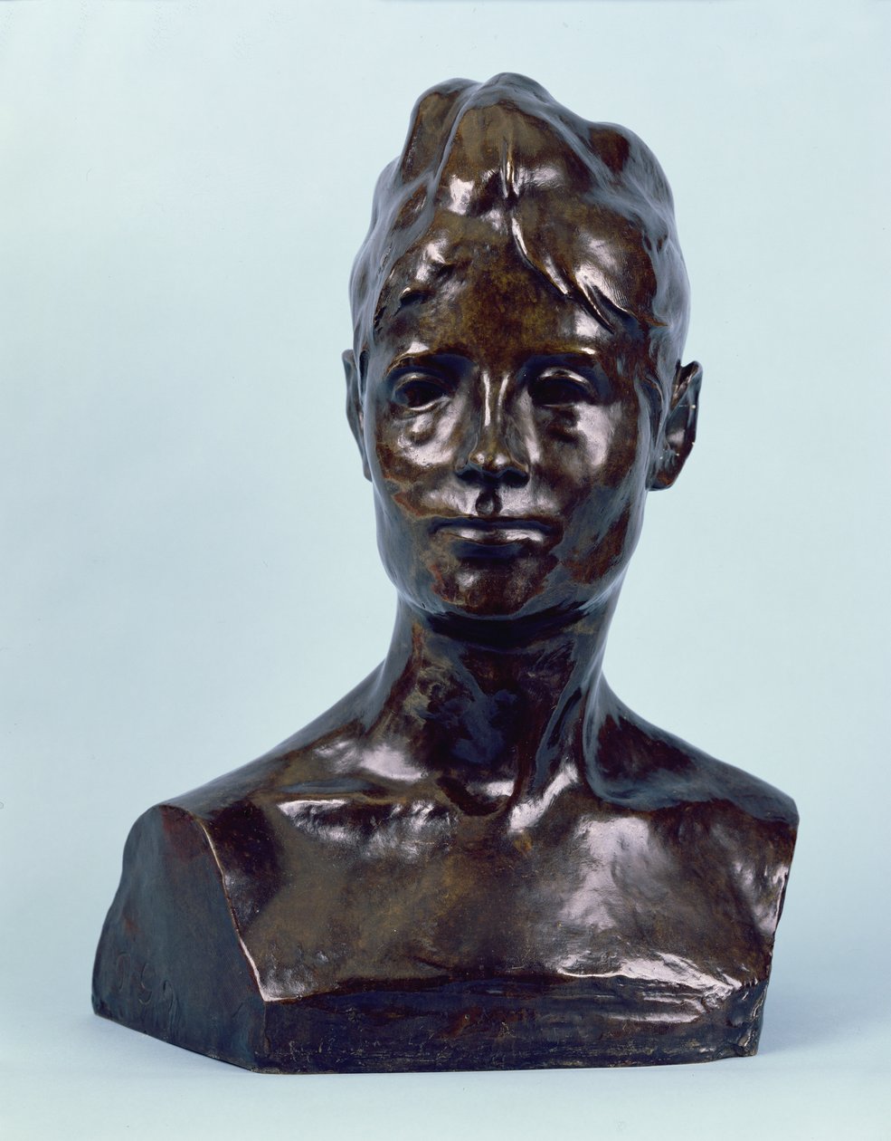 Madame Schuffenecker, 1890 (bronz barna patinával) alkotó: Paul Gauguin