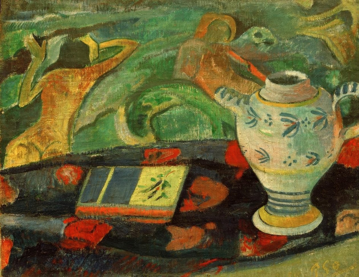 Csendélet Quimper kancsóval alkotó: Paul Gauguin