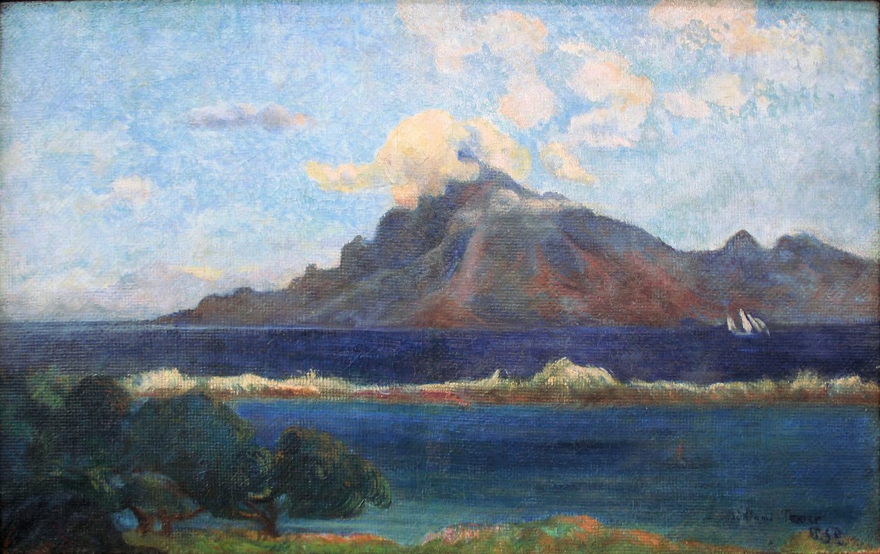 Tea Vas tája alkotó: Paul Gauguin