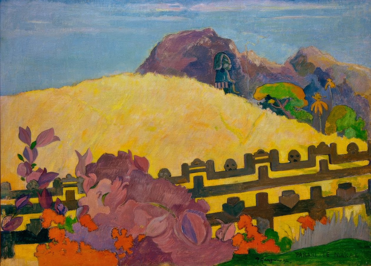 Az udvar sárgaréz alkotó: Paul Gauguin