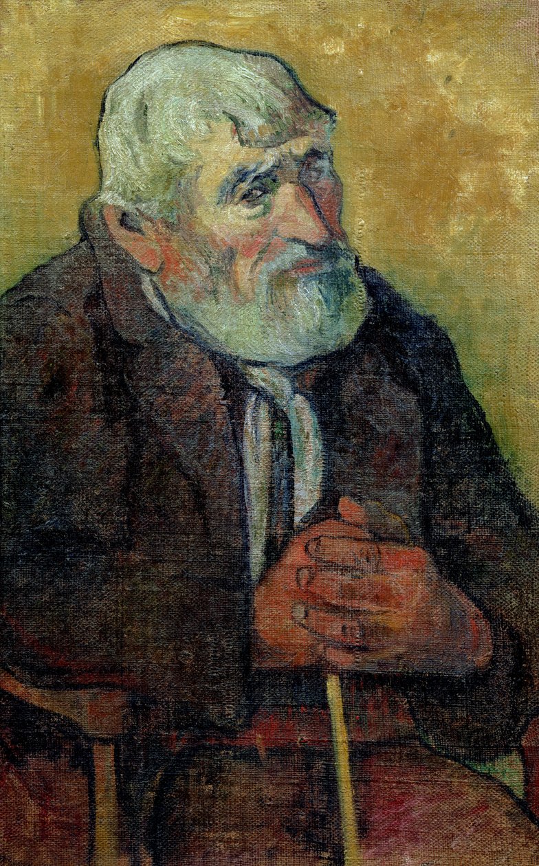 Pálcás öregember portréja, 1889-90 alkotó: Paul Gauguin