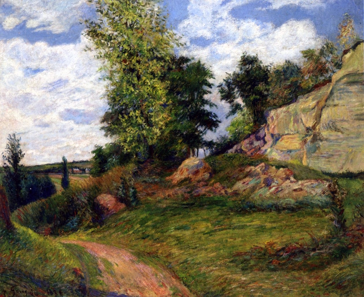 Pontoise-i kőbányák, 1882 alkotó: Paul Gauguin