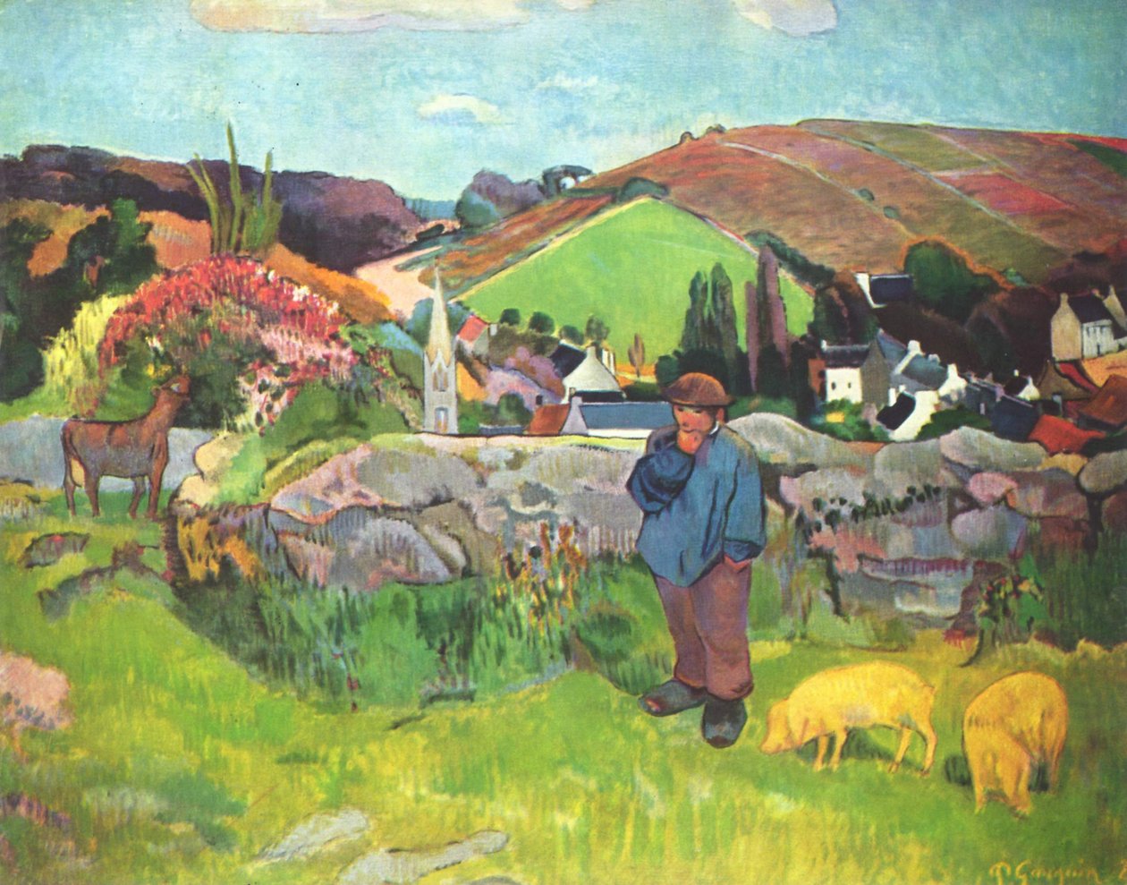 A sertéspásztor alkotó: Paul Gauguin