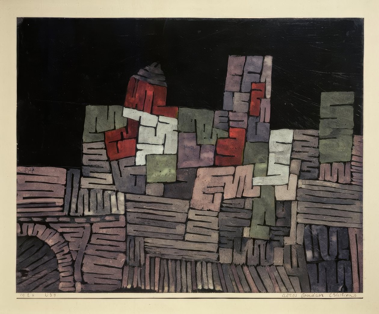 Régi falak, Szicília alkotó: Paul Klee