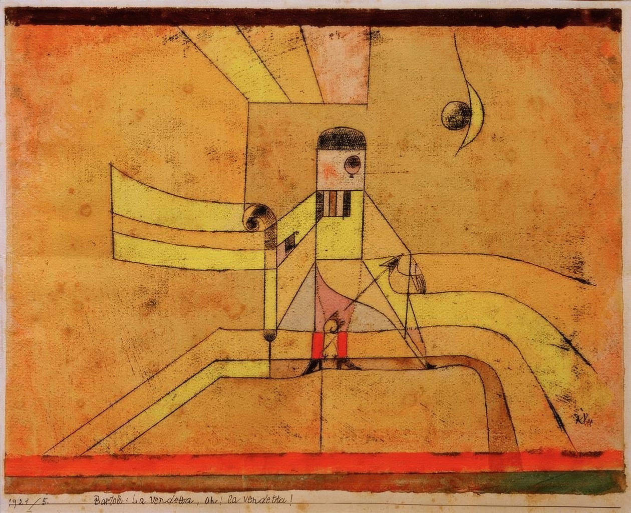 Bartolo: Bosszú, ó! bosszú! alkotó: Paul Klee