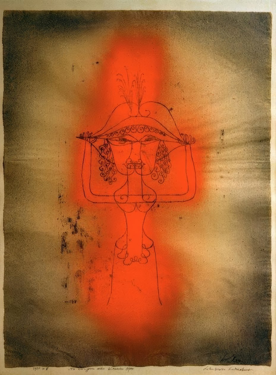 A komikus opera énekese alkotó: Paul Klee