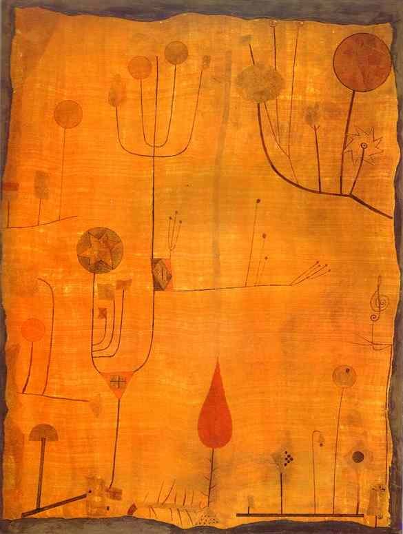 Gyümölcsök a piroson alkotó: Paul Klee