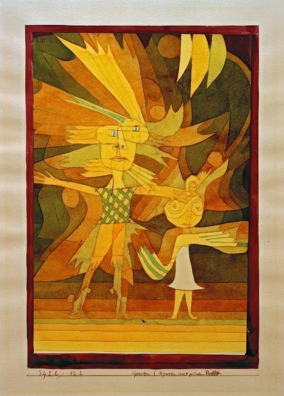 Zsenik (balett szereplői) alkotó: Paul Klee