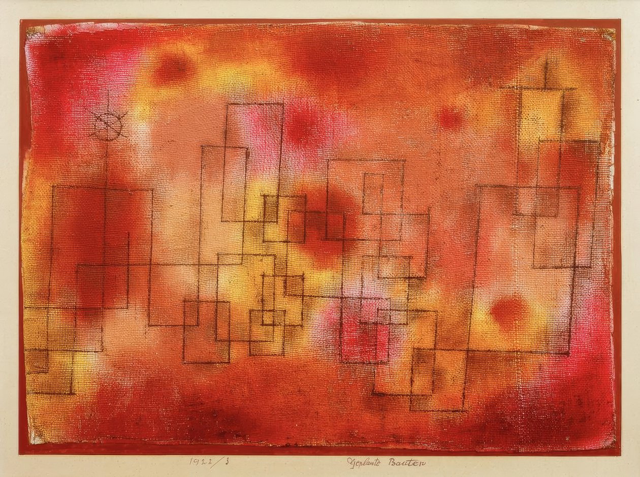 Tervezett épületek alkotó: Paul Klee