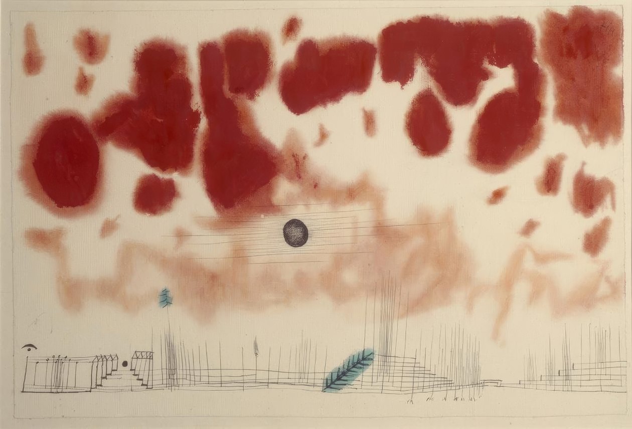 Felhők a bór felett alkotó: Paul Klee
