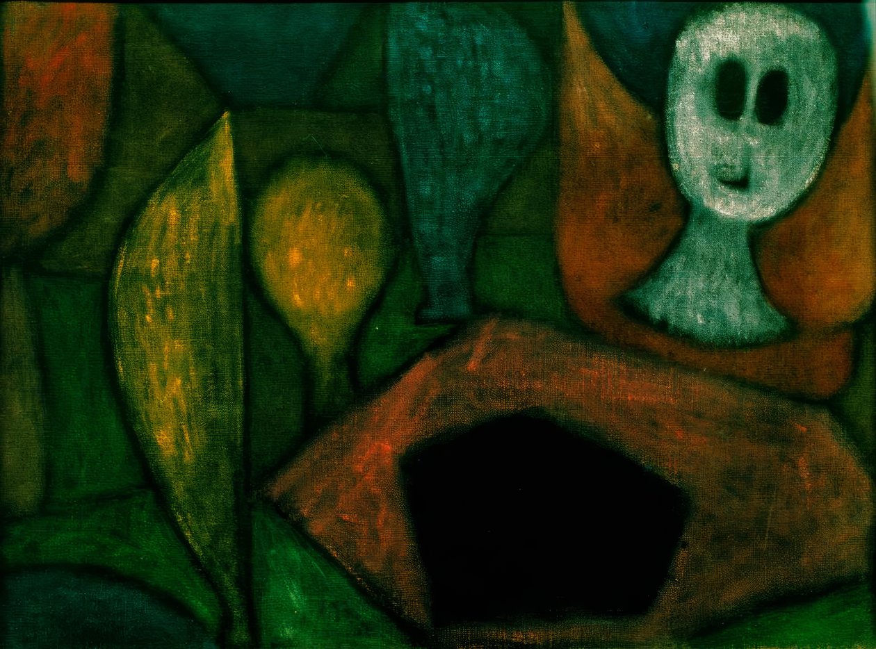 Cím nélkül (A halál angyala) alkotó: Paul Klee