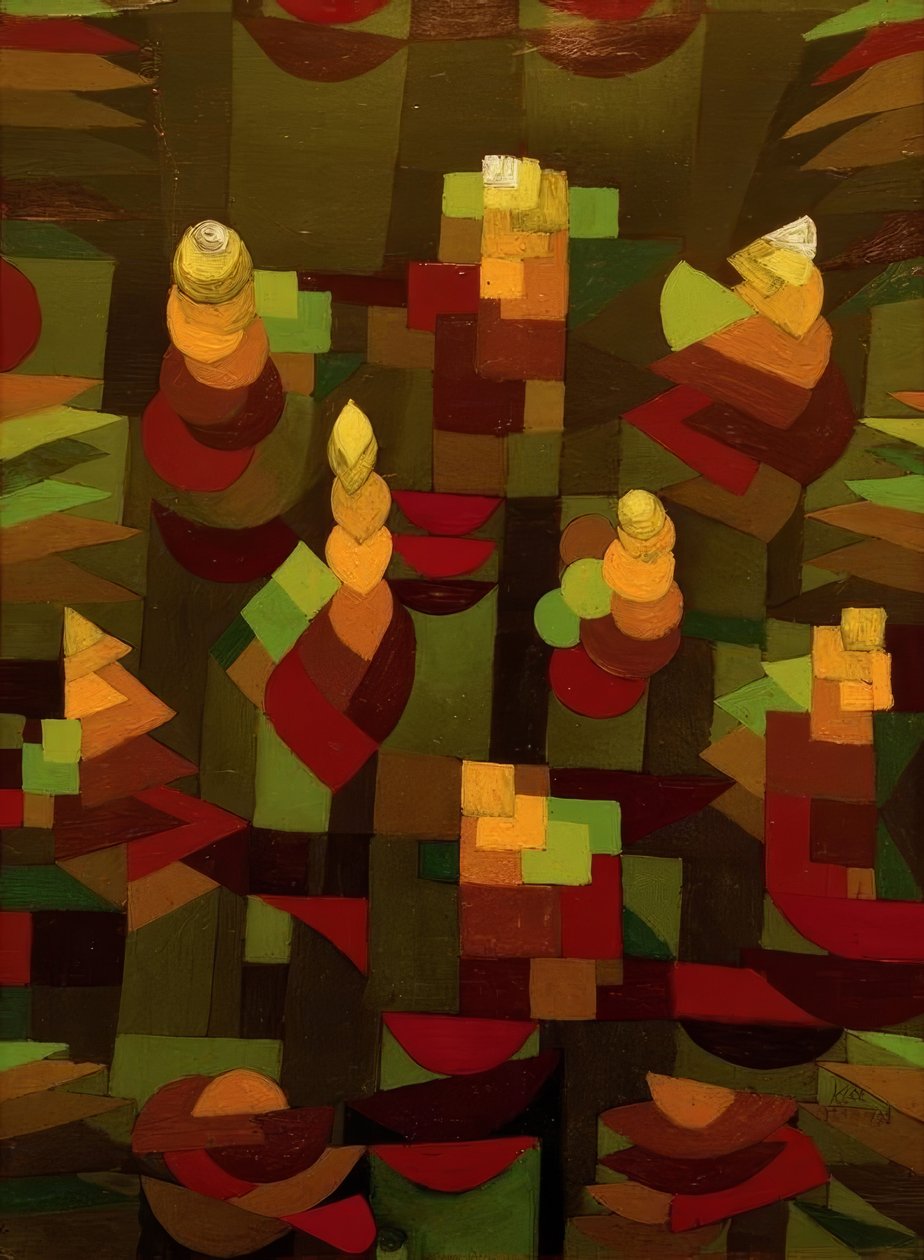 Növényi növekedés alkotó: Paul Klee