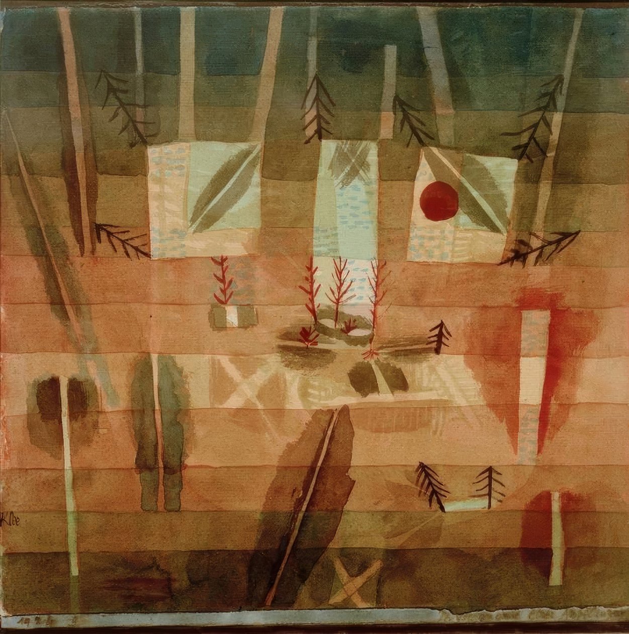 Egy ültetvény fiziognómiája alkotó: Paul Klee