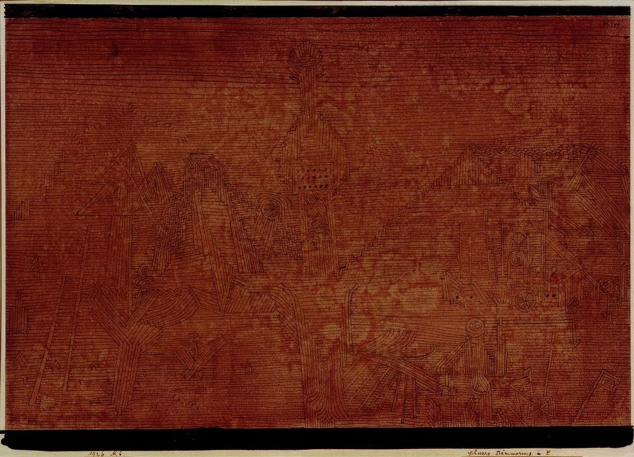 Erős szürkület X-ben alkotó: Paul Klee