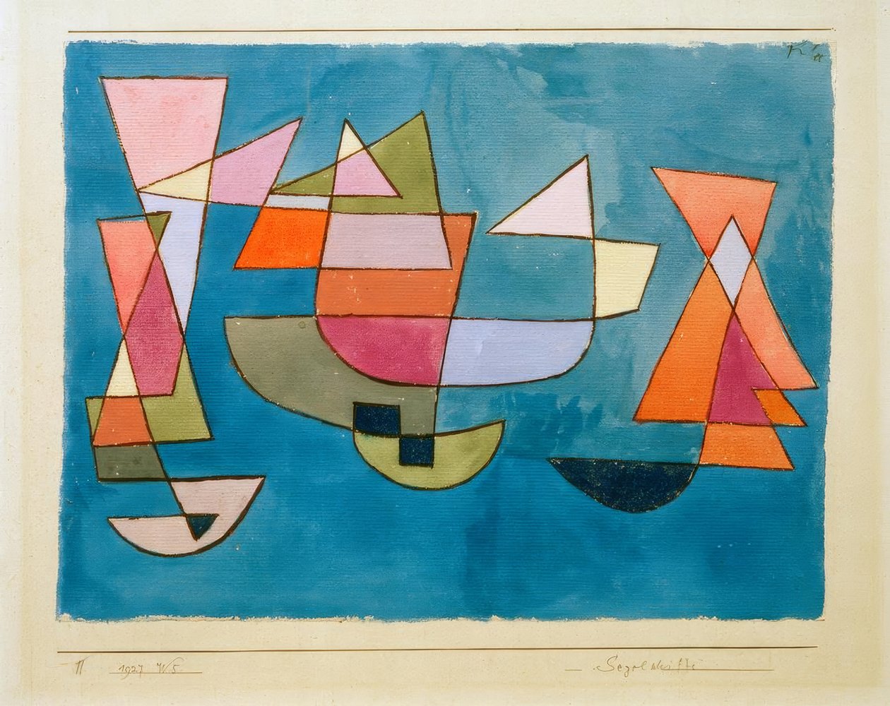 Vitorláshajók alkotó: Paul Klee