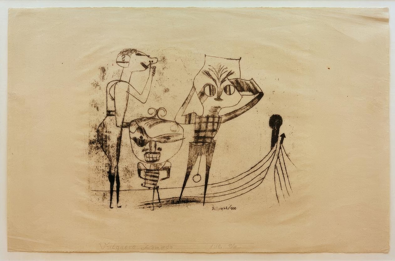Vulgáris komédia alkotó: Paul Klee