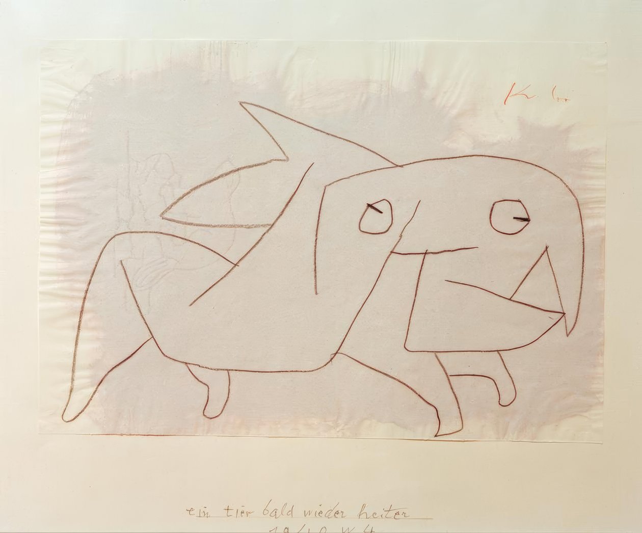 egy állat hamarosan újra vidám alkotó: Paul Klee