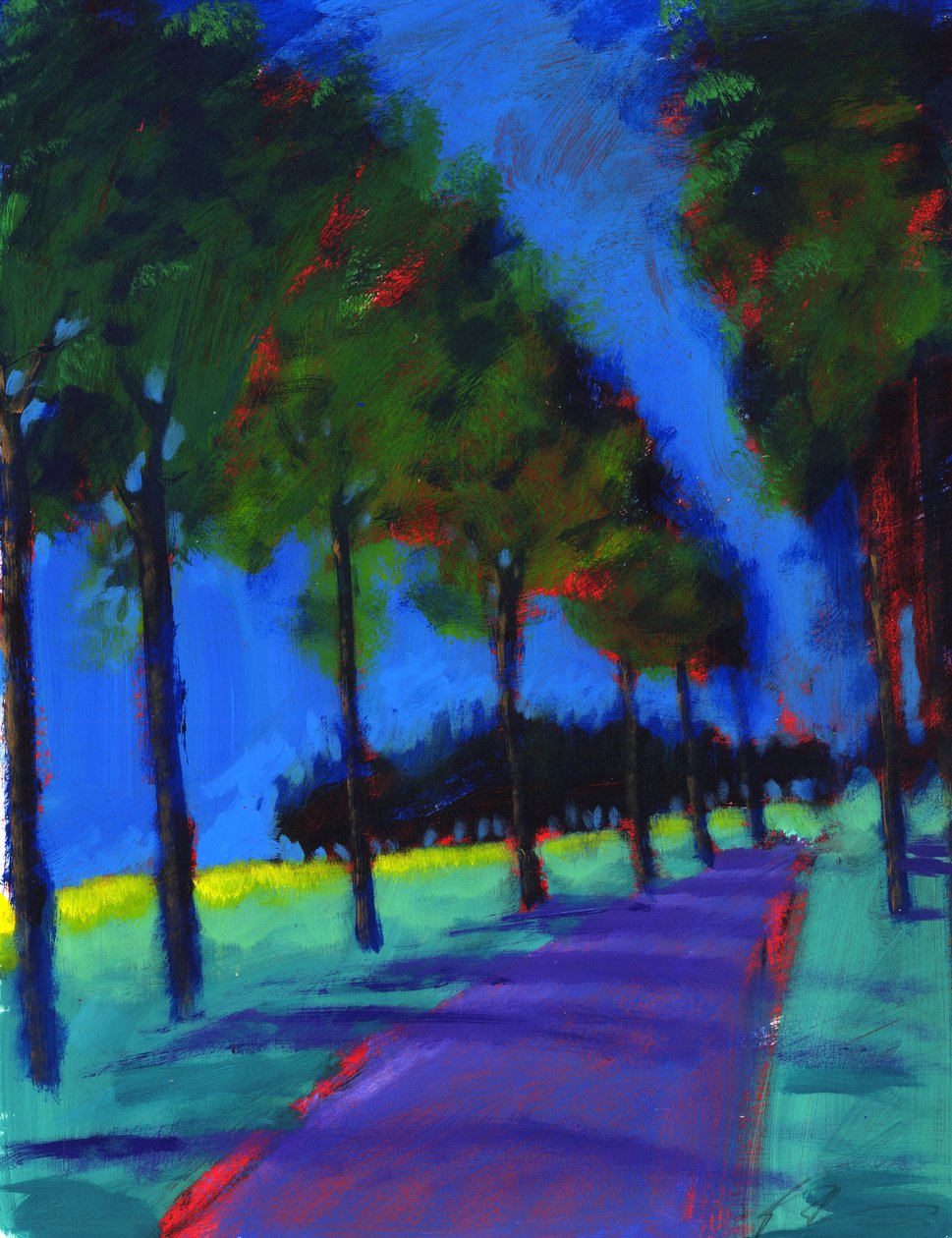 Avenue, 2008 (akril, tábla) alkotó: Paul Powis