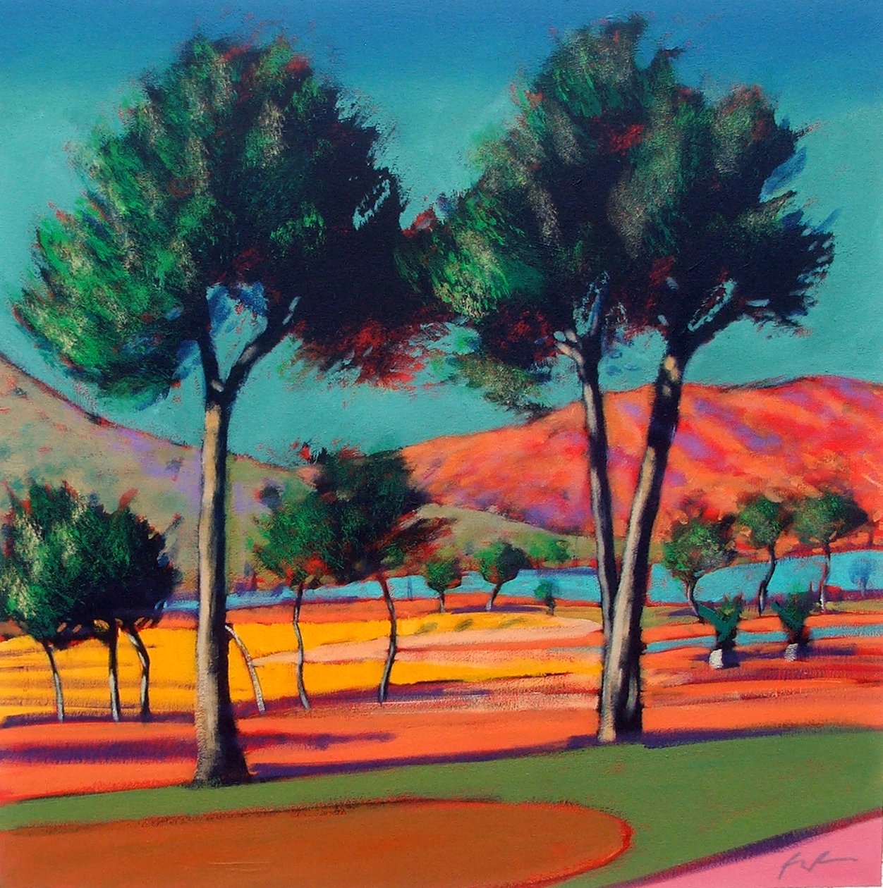 Vida fia (akril vászonra) alkotó: Paul Powis