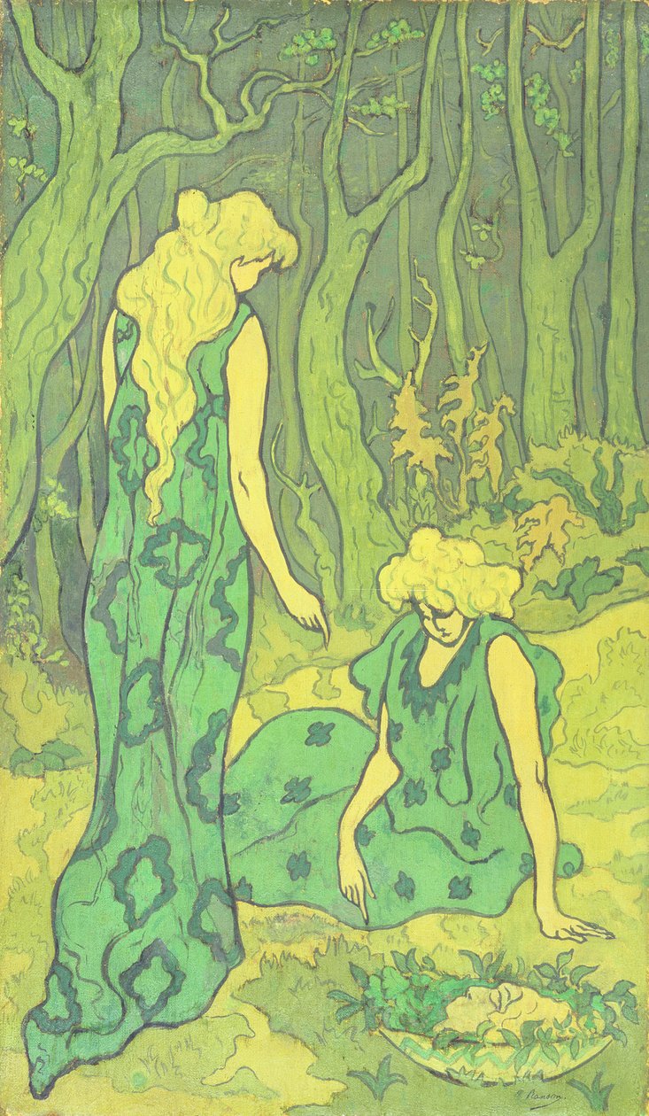 Nők az erdőben, 1892 alkotó: Paul Elie Ranson