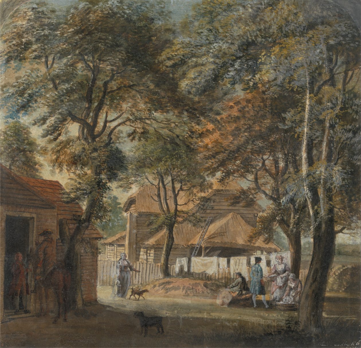 Félúton, Sadlers Wells alkotó: Paul Sandby