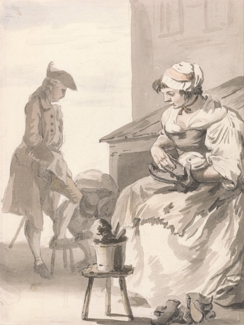 London Cries- Cipőtisztító alkotó: Paul Sandby