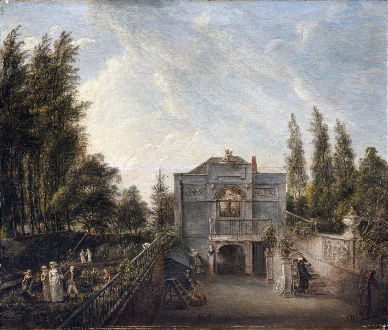 The Artists Studio, Bayswater alkotó: Paul Sandby