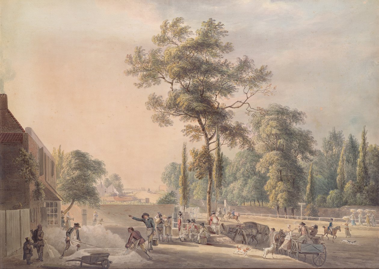 Az öreg hattyú, Bayswater alkotó: Paul Sandby