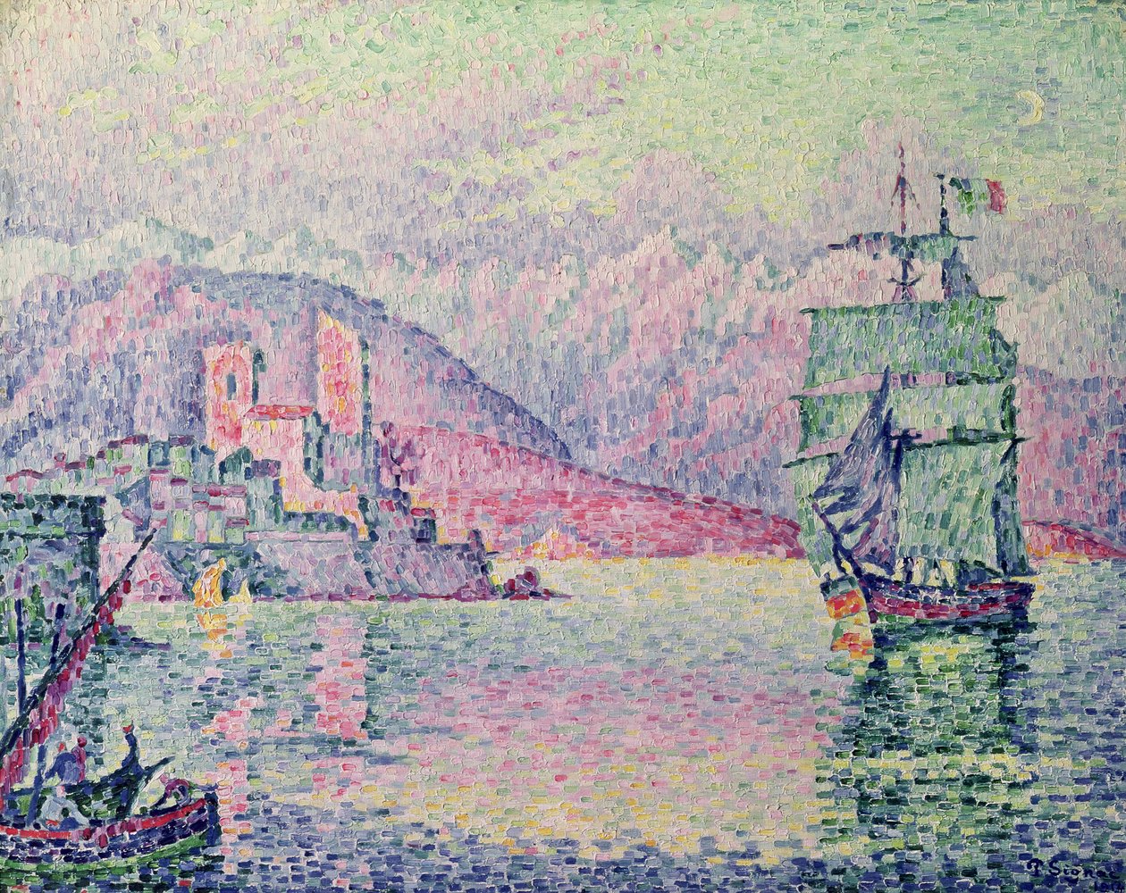 Antibes, este, 1914 alkotó: Paul Signac
