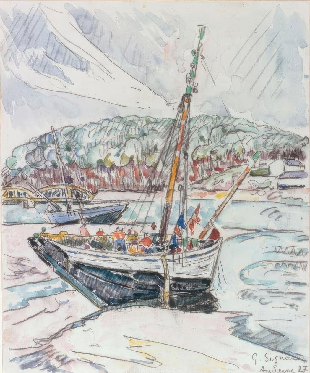 Audierne alkotó: Paul Signac