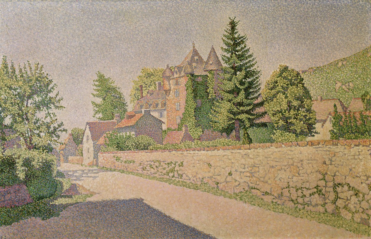 Chateau de Comblat, 1887 körül alkotó: Paul Signac