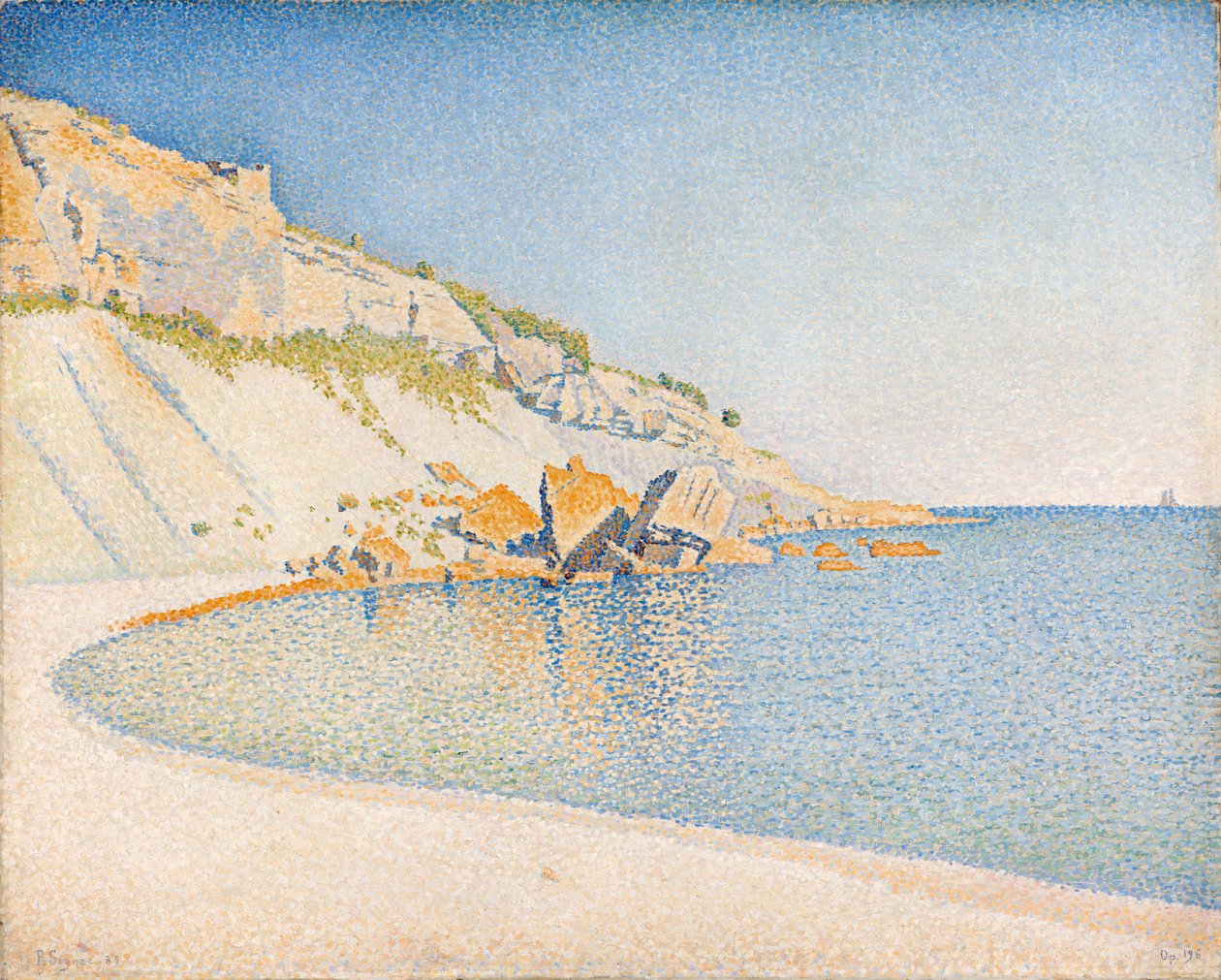 Francia Riviéra, 1889 alkotó: Paul Signac