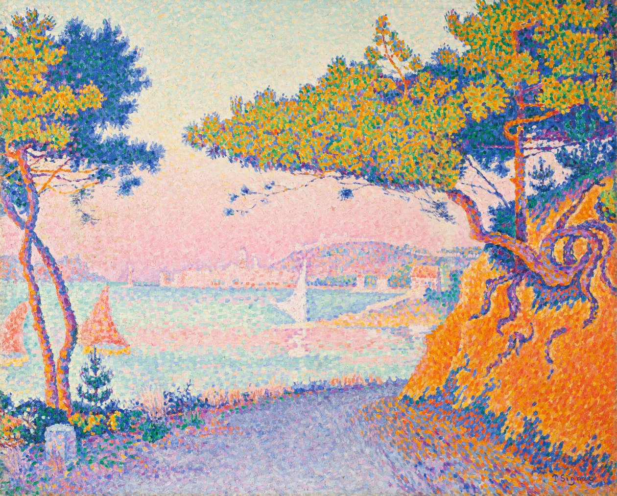 Golfe Juan alkotó: Paul Signac