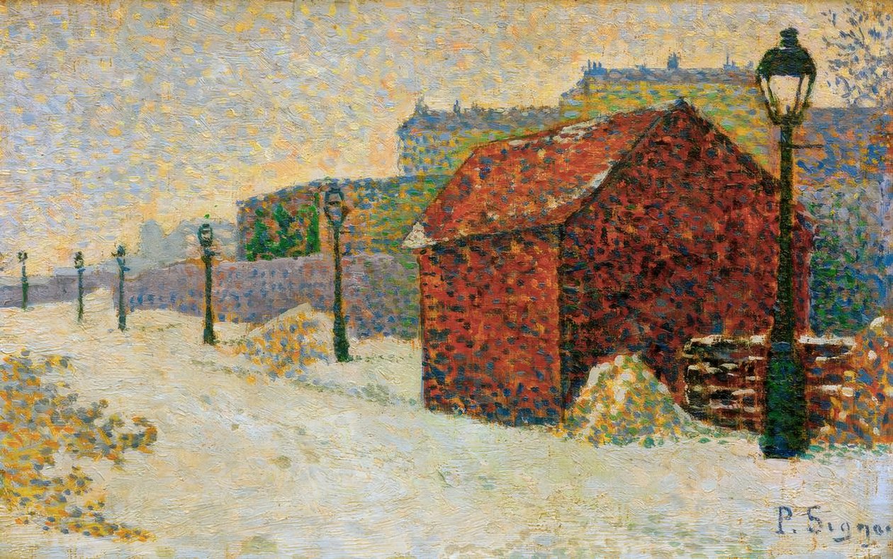 Havazás a Montmartre-ban alkotó: Paul Signac