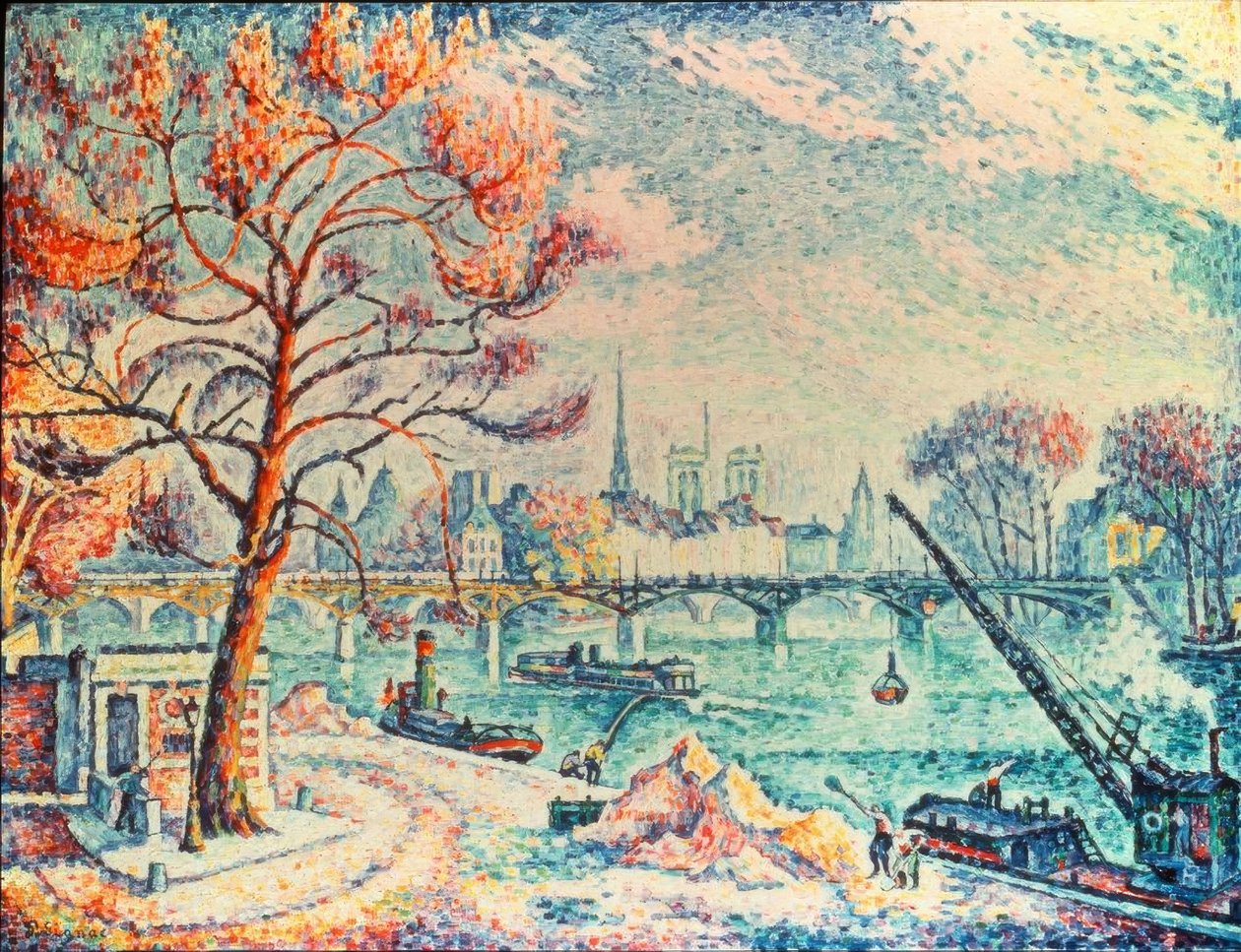 Párizs, a Pont des Arts alkotó: Paul Signac