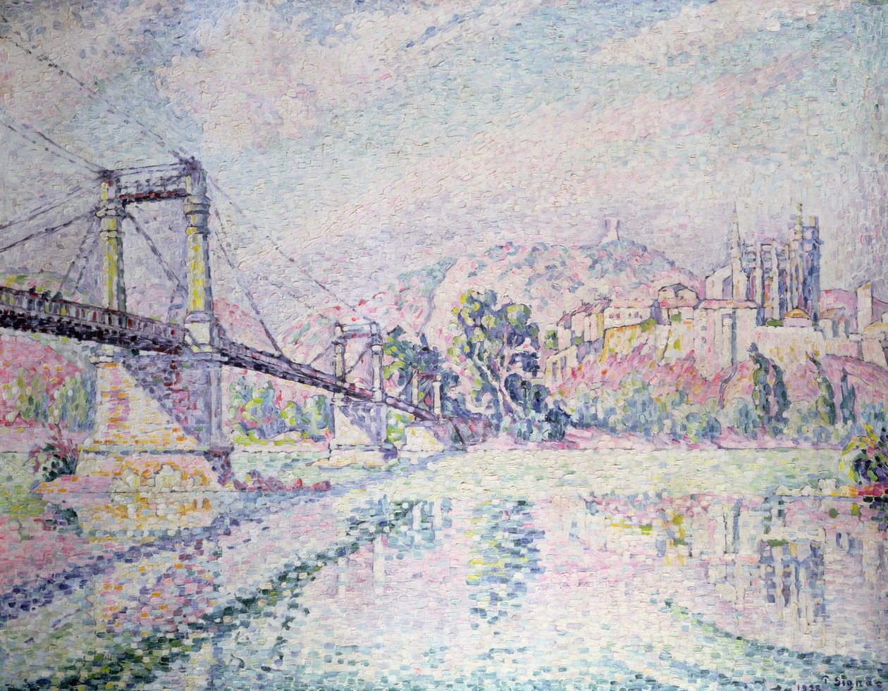 A híd, 1928 alkotó: Paul Signac