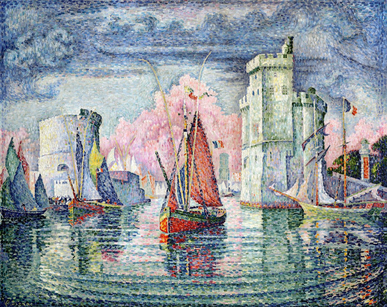 La Rochelle kikötője, 1921 alkotó: Paul Signac