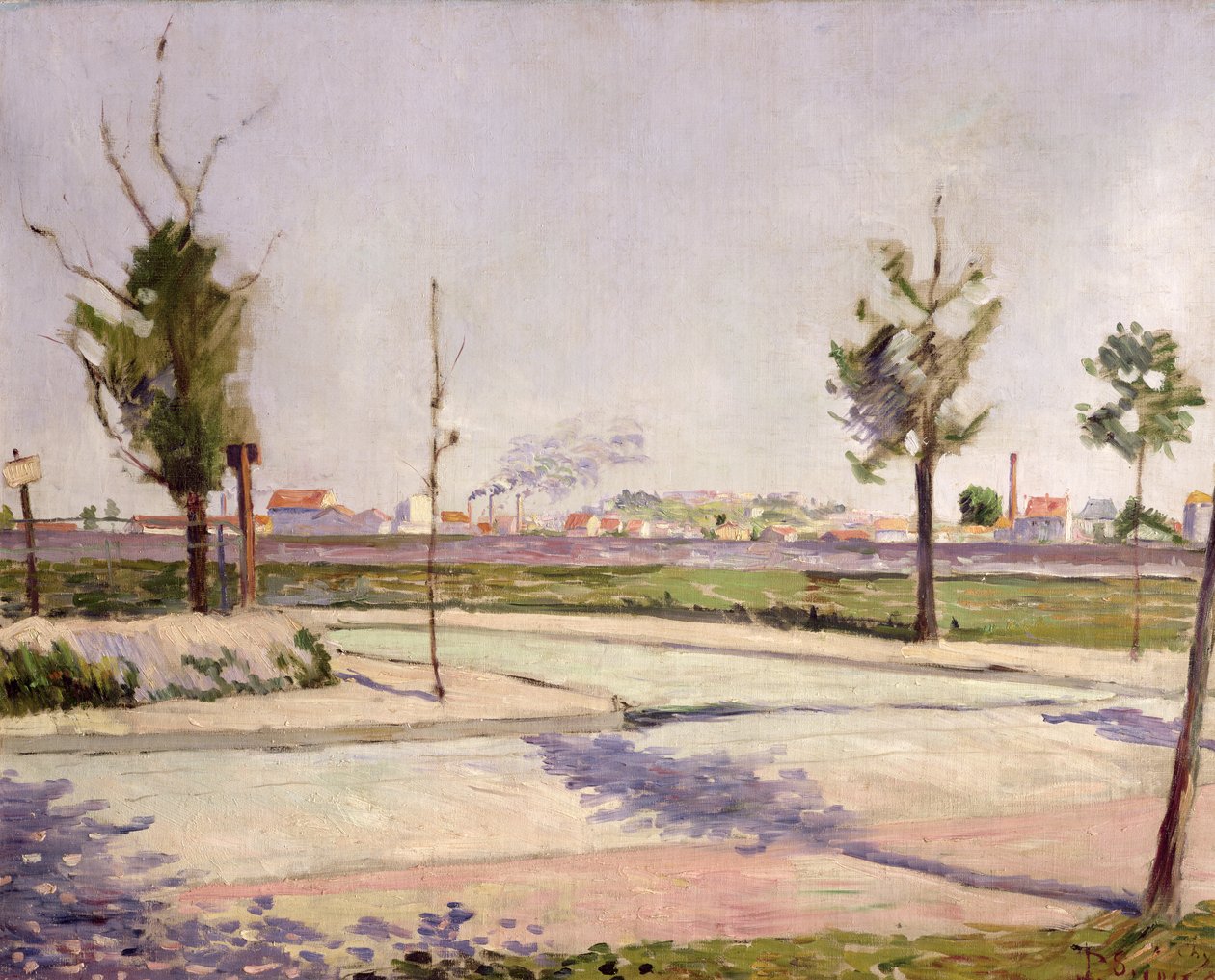 Az út Gennevilliershez, 1883 alkotó: Paul Signac