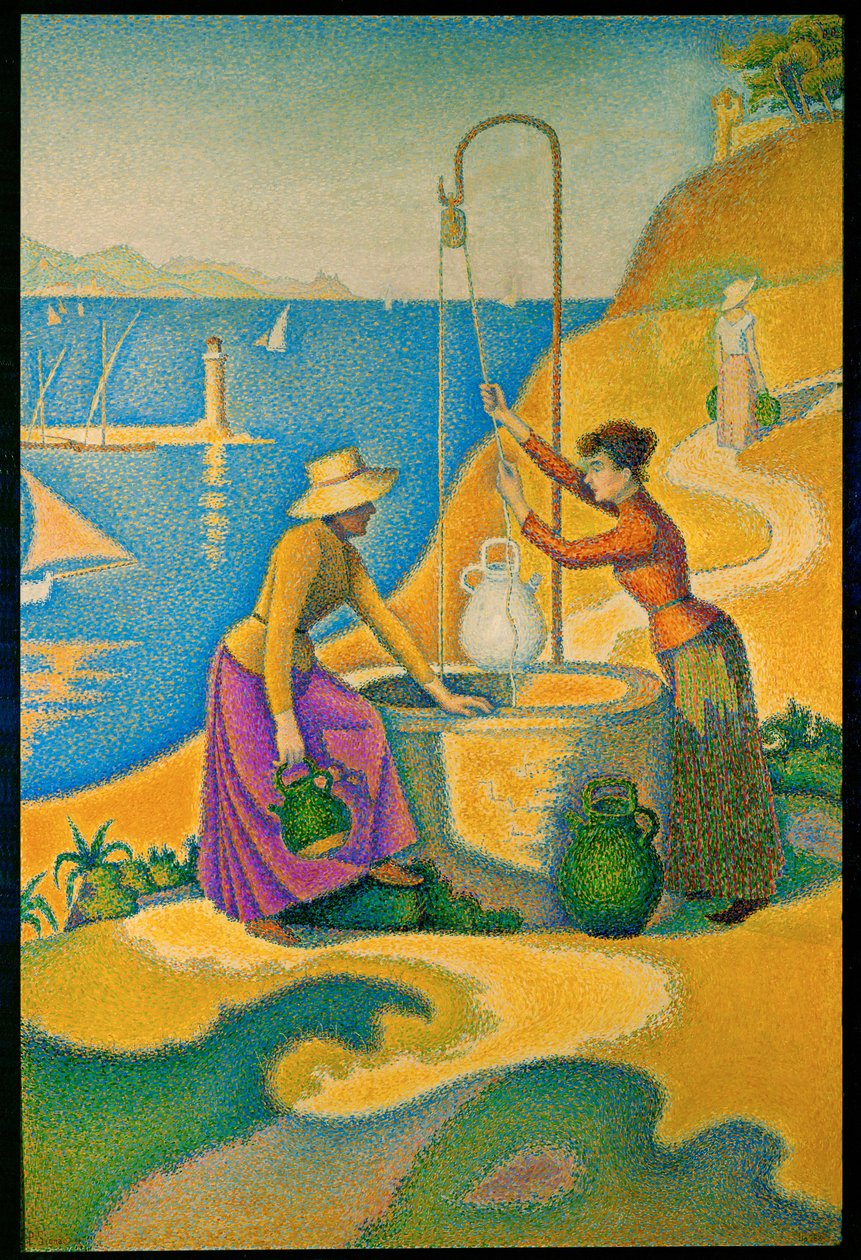 Nők a kútnál alkotó: Paul Signac