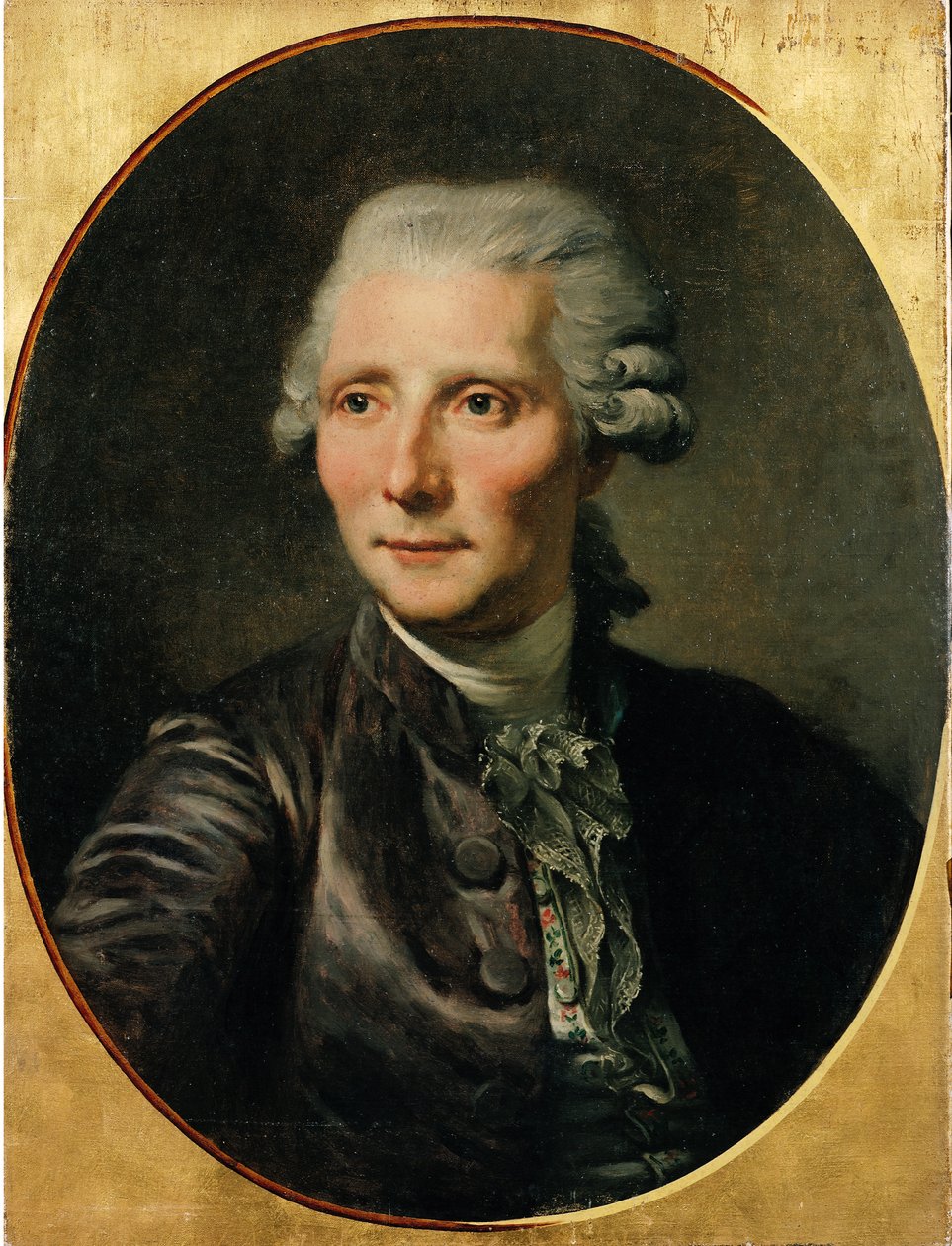 Pierre Augustin Caron de Beaumarchais (1732-99) portréja Jean Baptiste Greuze festménye után alkotó: Paul Soyer