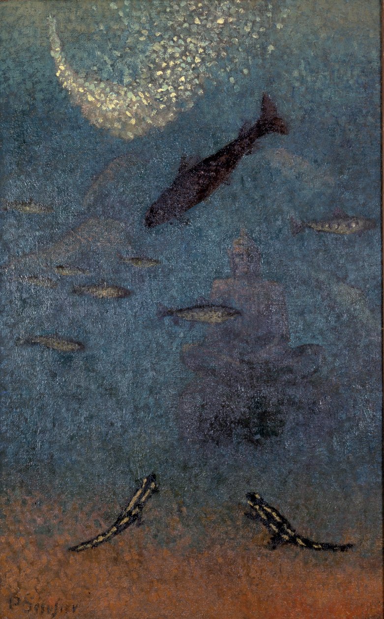 Az Elmerült Buddha, 1910 körül alkotó: Paul Sérusier