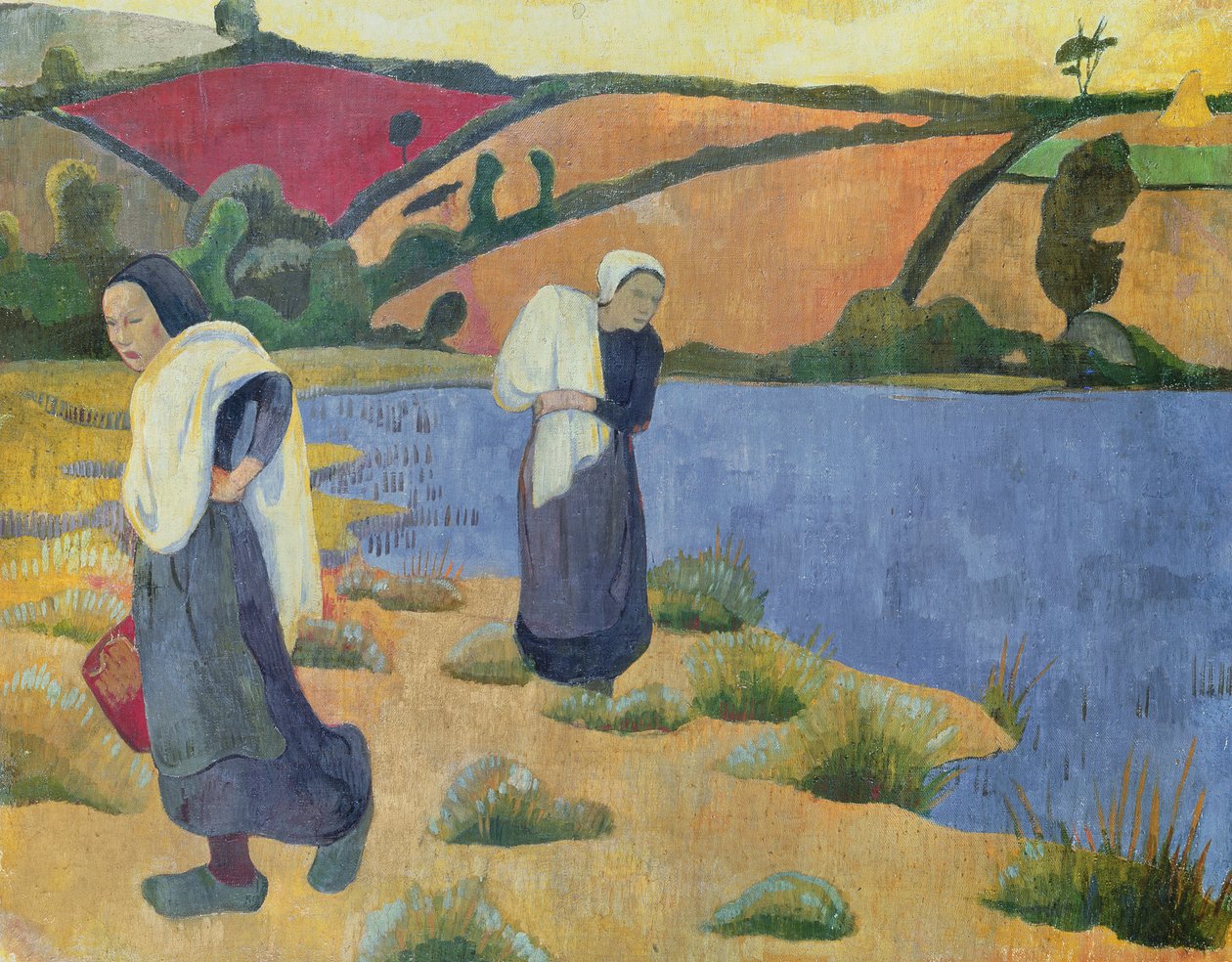 Mosók a Laita folyónál, Pouldu közelében, 1892 alkotó: Paul Sérusier