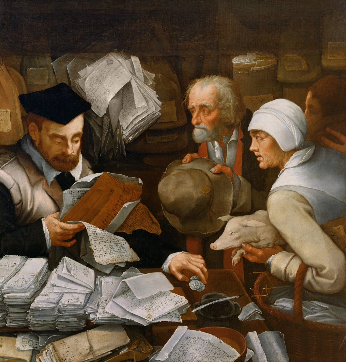 Az adószedő, 1543 alkotó: Paul De Vos