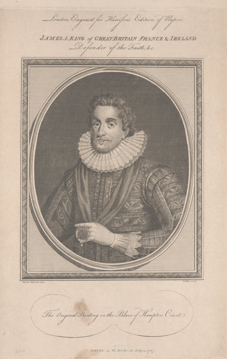 I. Jakab, 1787 alkotó: Paul van Somer