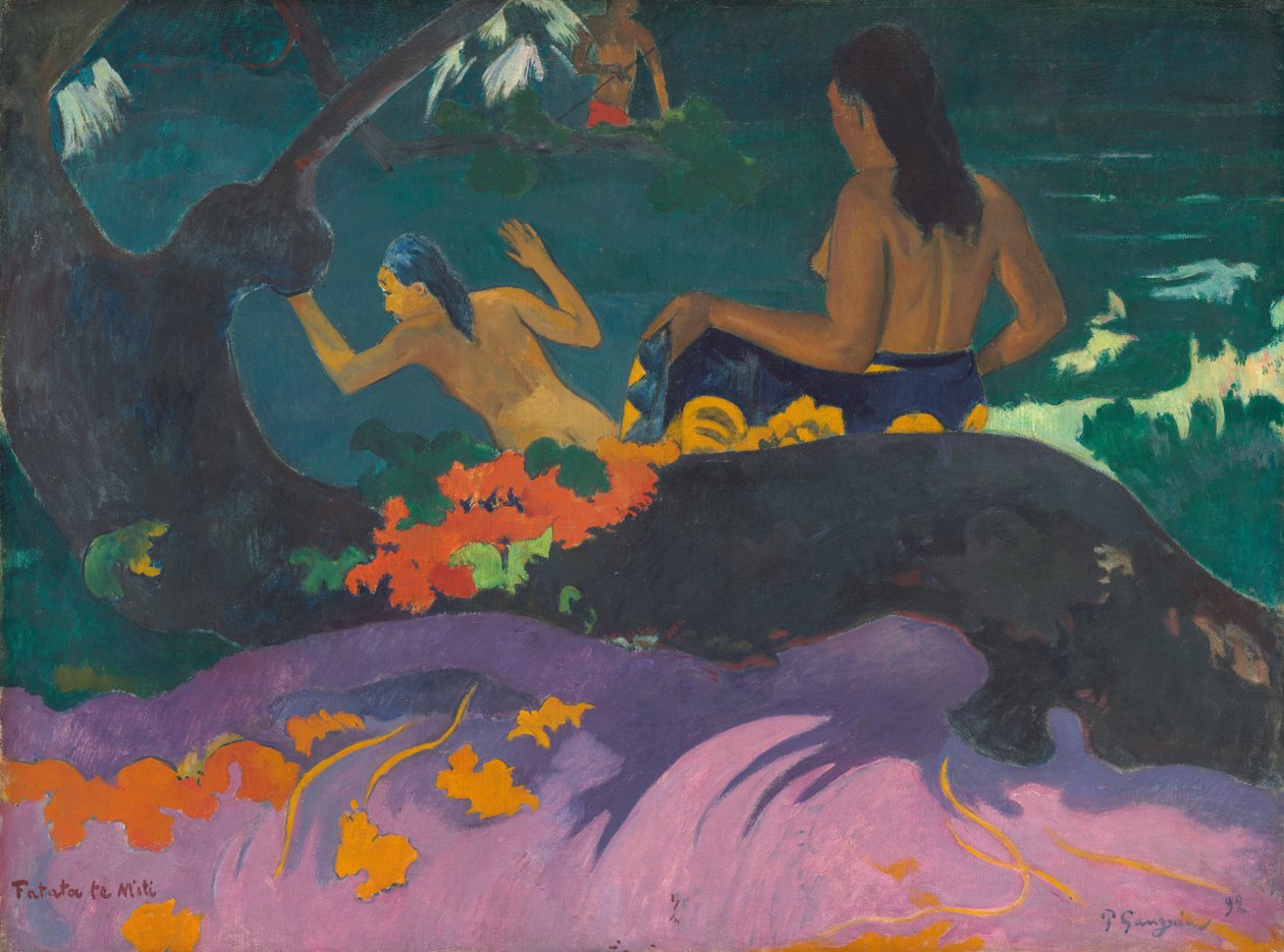 Az álom közelében (a tenger mellett) alkotó: Paul Gauguin
