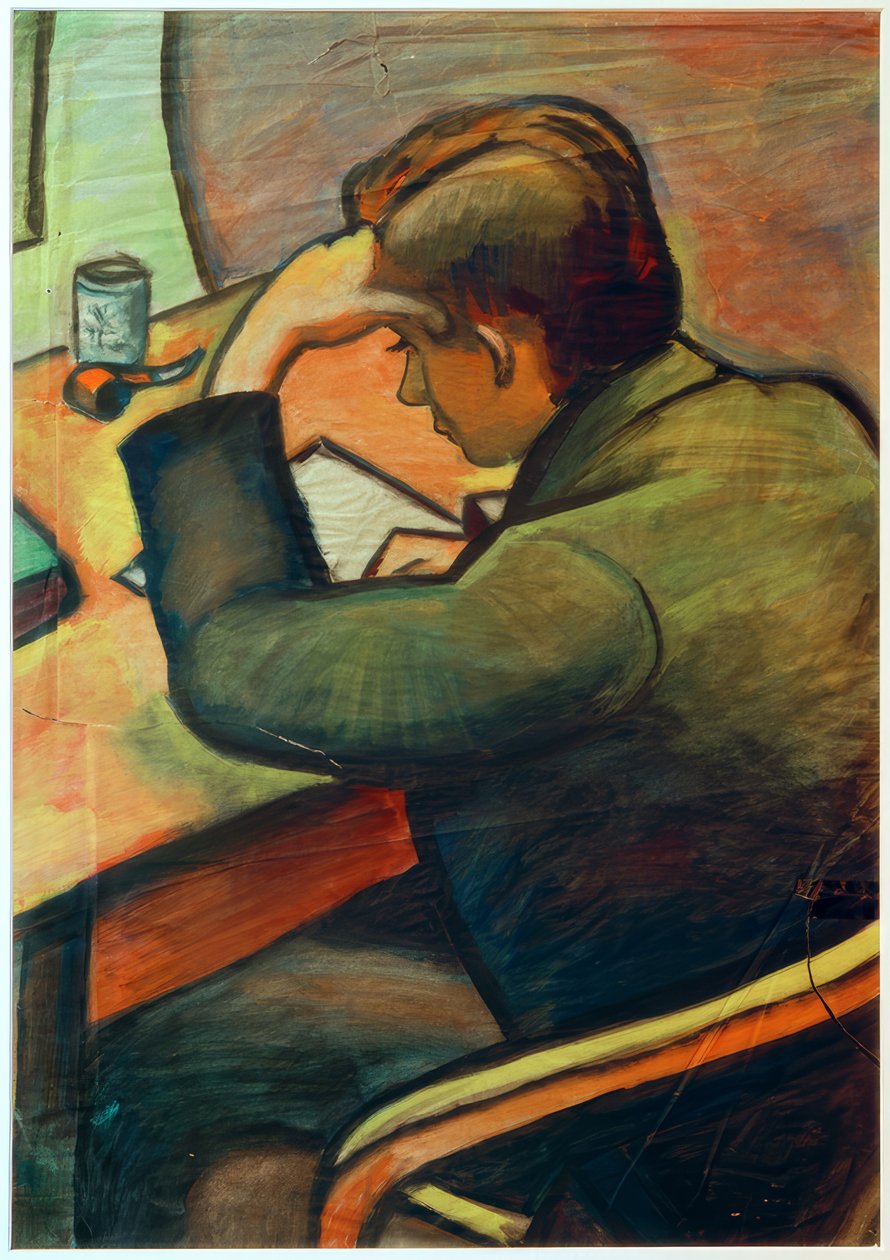 Portré (Hans Simsa) alkotó: Paul Adolf Seehaus