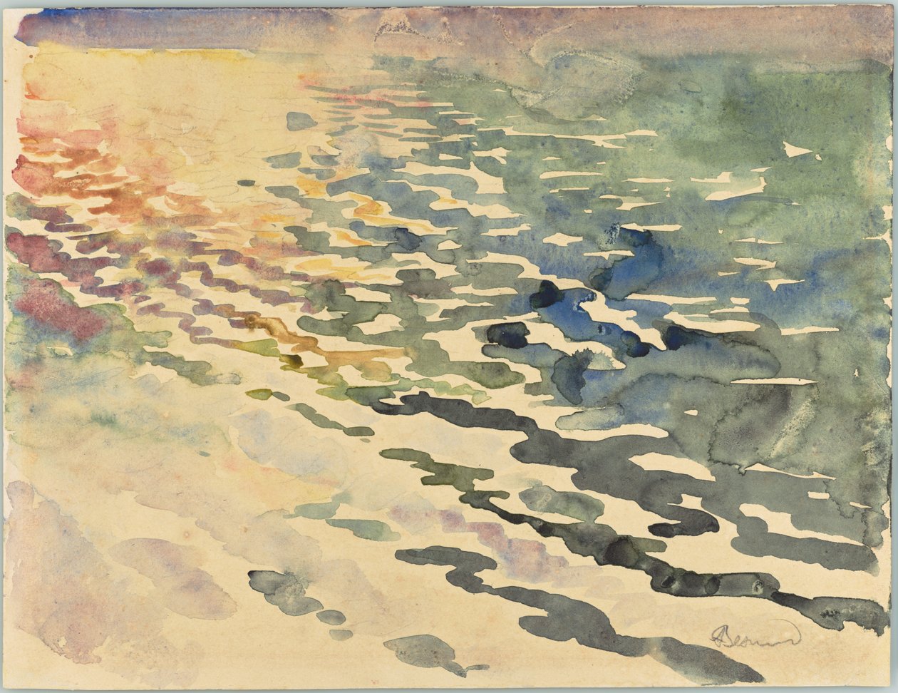 A hullámok tanulmányozása alkotó: Paul Albert Besnard